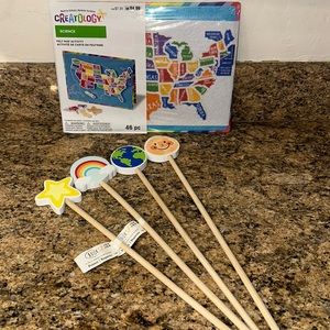 Felt Map Activity & Pointer Set Bundle- NWT